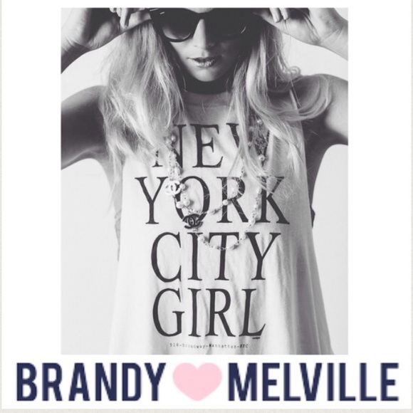 *SOLD* Brandy Melville New York Muscle Tank - Picture 2 of 4