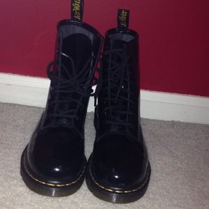 Black patent leather Dr.Martens
