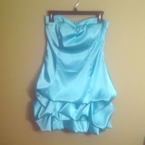 Aqua Bubble Dress