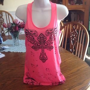 🎀REDUCED PRICE!🎀Studded Ripped Back Tank