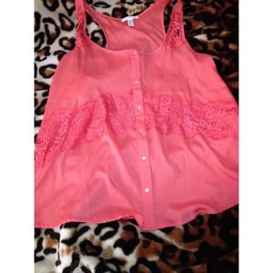 Peach pink Tank