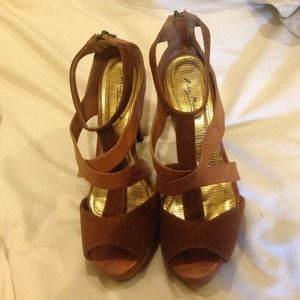 Brown heels