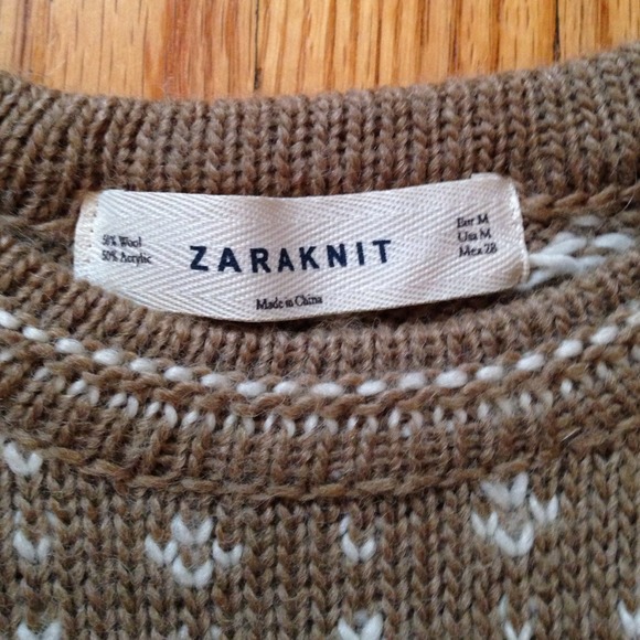 SOLD in bundle: Zara knit sweater NWOT - Picture 3 of 4
