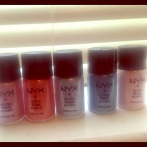 5 NYX color pigments .06 oz each