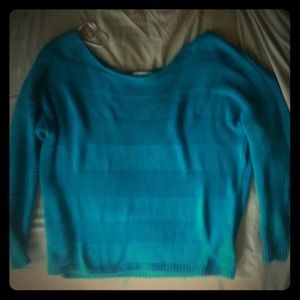 Turquoise forever 21 sweater