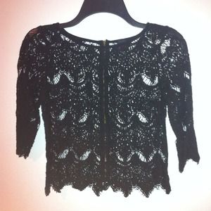 Bebe crochet top