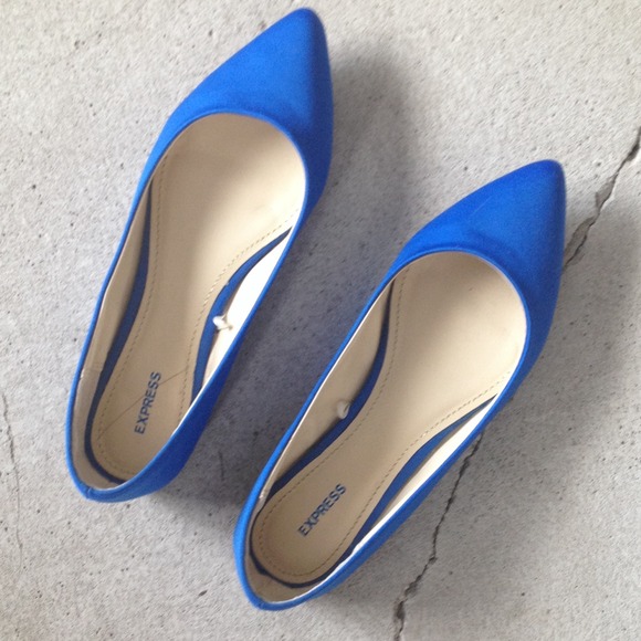Express Cobalt Blue Flats
