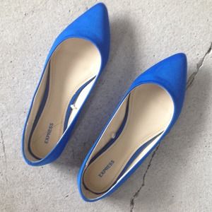 Express Cobalt Blue Flats