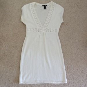 Cute White sweater dress