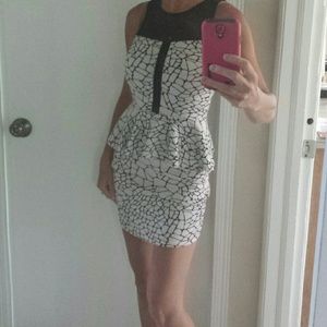 Host Pick!! Peplum dress Host Pick!! Peplum dress