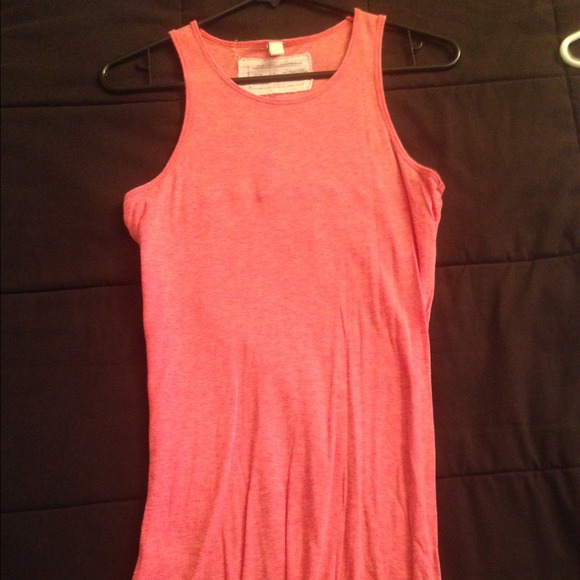 All Saints Tops - Sheer coral tank