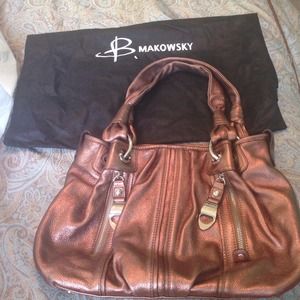 Bronze Leather B Makowsky