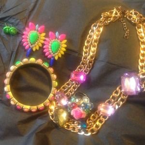 Colorful jewelry bundle or will sell separately
