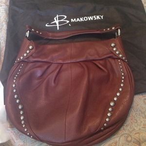 Brown Leather B Makowsky Purse