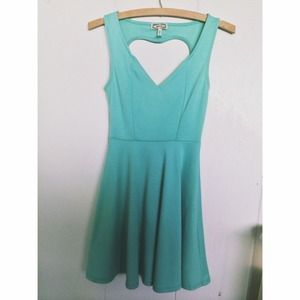 Kirra Skater Dress Open Heart Back