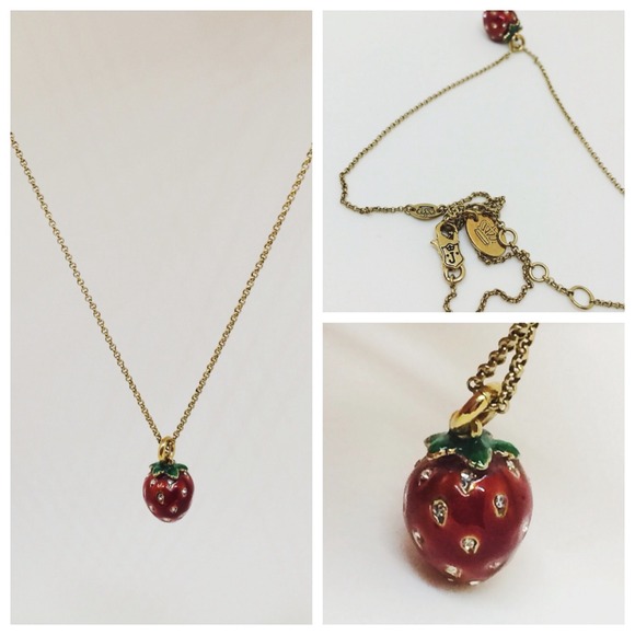 🍓 Juicy Couture Strawberry Necklace