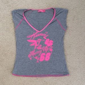 Hot pink summer T shirt