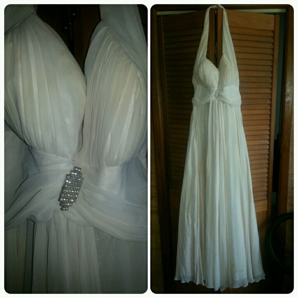 Ivory bridesmaids dress
