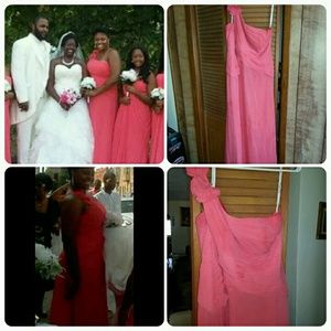 Coral Bridesmaids dress