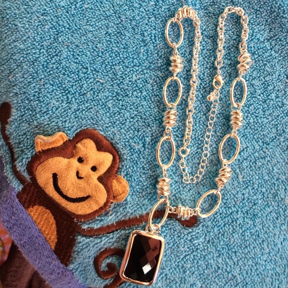 Rectangular Pendant Necklace - Picture 3 of 3