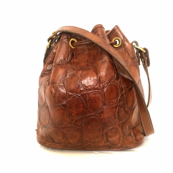 AUTHENTIC DOONEY & BOURKE EMBOSSED LEATHER BAG - Picture 2 of 4