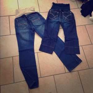 Maternity jeans and capris