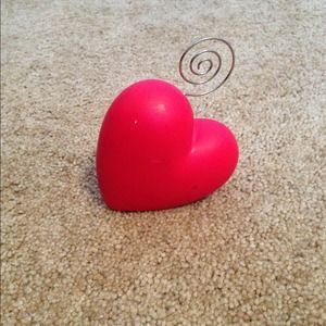 SOLD!! FREE heart pic holder