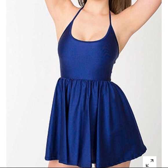 American apparel nylon skater dress