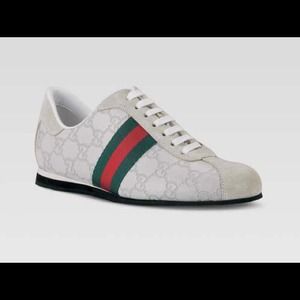 Suede Gucci sneakers in white MUST GO MAKE OFFER