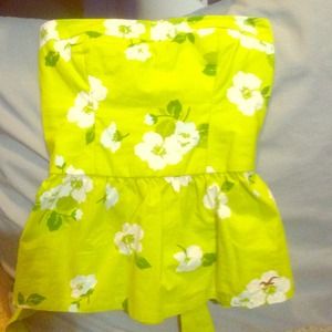 Strapless shirt size M