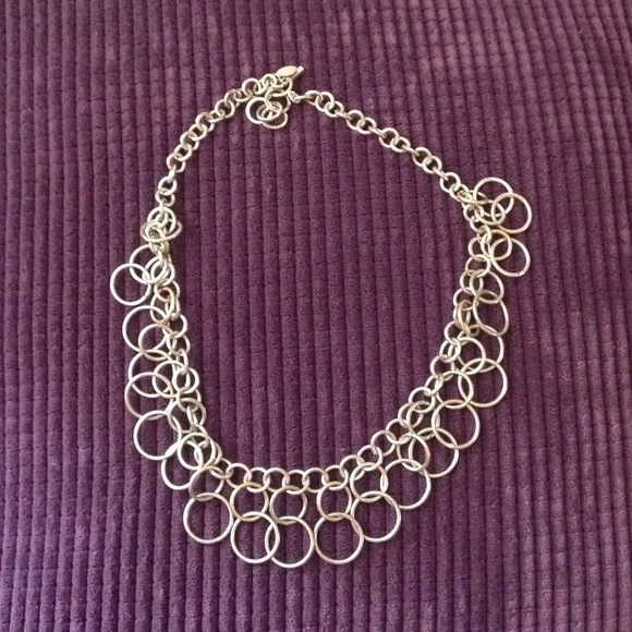 Gorgeous sterling silver with gold detail necklace