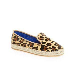Jeffrey Campbell calf hair leopard flats