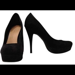 ❗️LOWEST❗️Black Suede Heels (4inch)