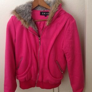 New thick Jacket pink Size M