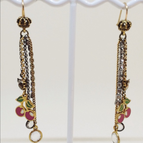 Juicy Couture Cherry Drop Earrings