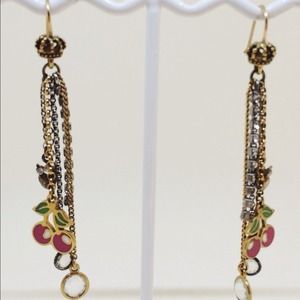 Juicy Couture Cherry Drop Earrings