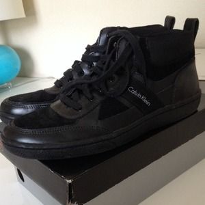 Men's black Calvin Klein sneakers