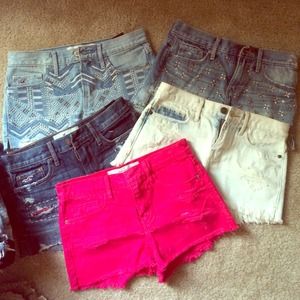 High waisted shorts