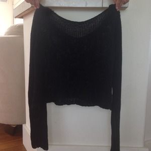 brandy melville cropped knit sweater