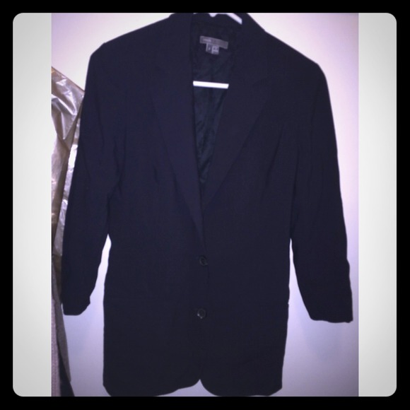 Dark. navy blue/ black blazer