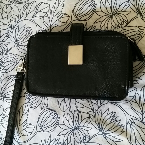 Nwot- Black wristlet,  iPhone case wallet - Picture 4 of 8