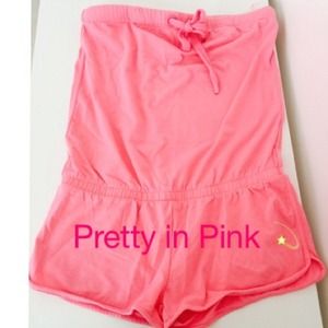 SOLD❌ Pink Swimsuit Cover Up Romper