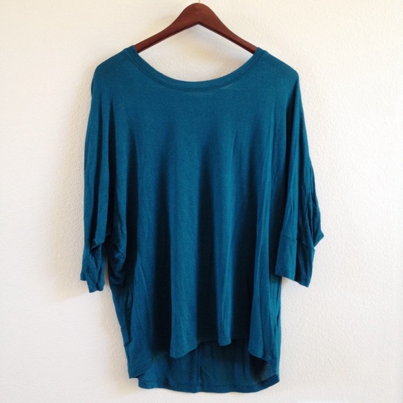 Tops - Teal loose-fit top