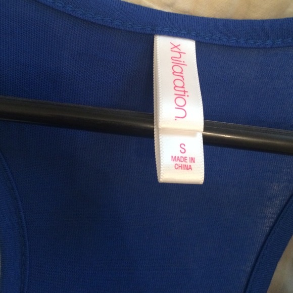 Royal Blue Fringe Tank - Picture 2 of 3