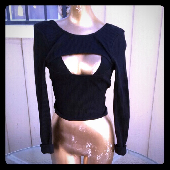 Nasty Gal Black shirt