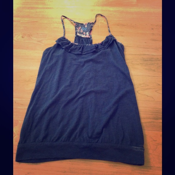 Floral Detail Racerback