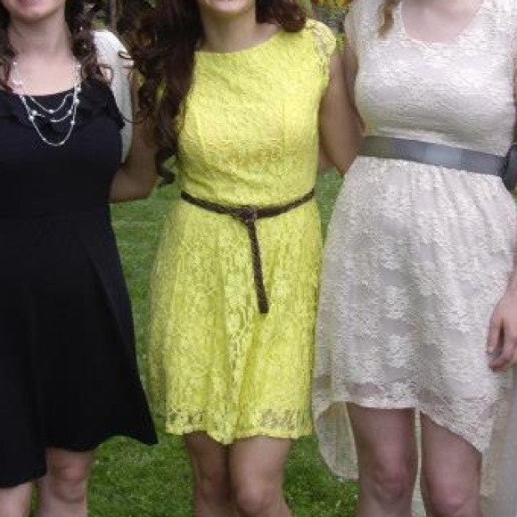 Yellow Lace Dress