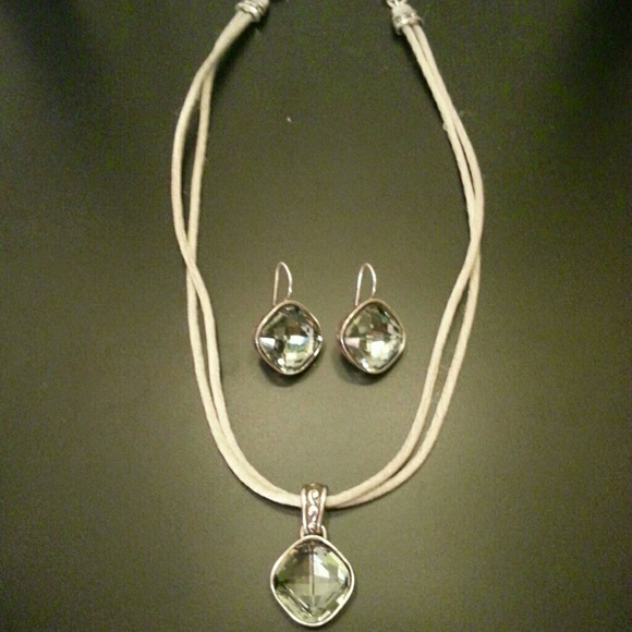 Brighton Matching Necklace and Earrings- $50
