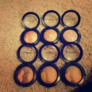 MAC mineralized blush (four left)