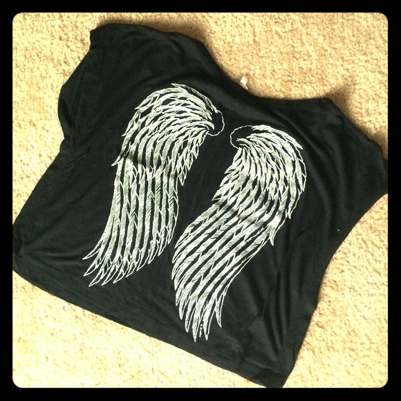 Angel winged crop top